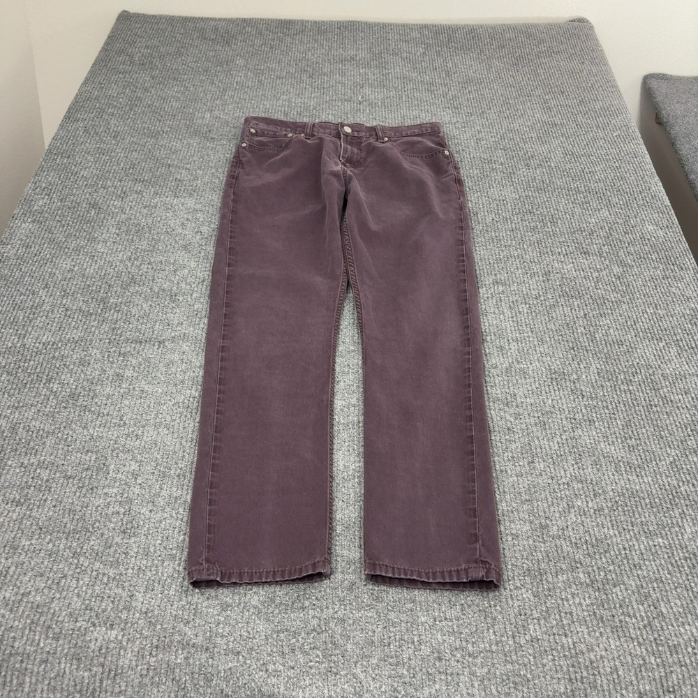 Levis 508 Jeans Mens 32x32 Purple Cotton Corduroy Tapered Casual Streetwear